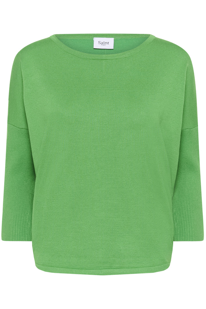 Saint Tropez 30500003 mila r neck pullover greenbrier