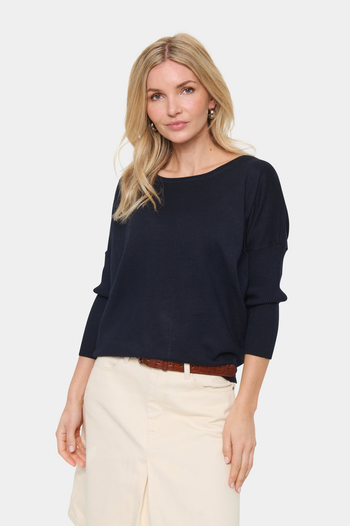 Saint Tropez 30511788 Mila ss pullover Night Sky