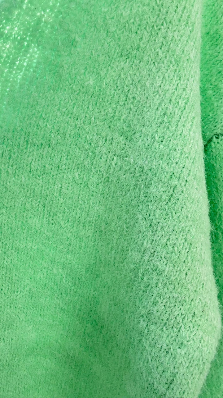 Unique Bow  Back Jumper Apple Green