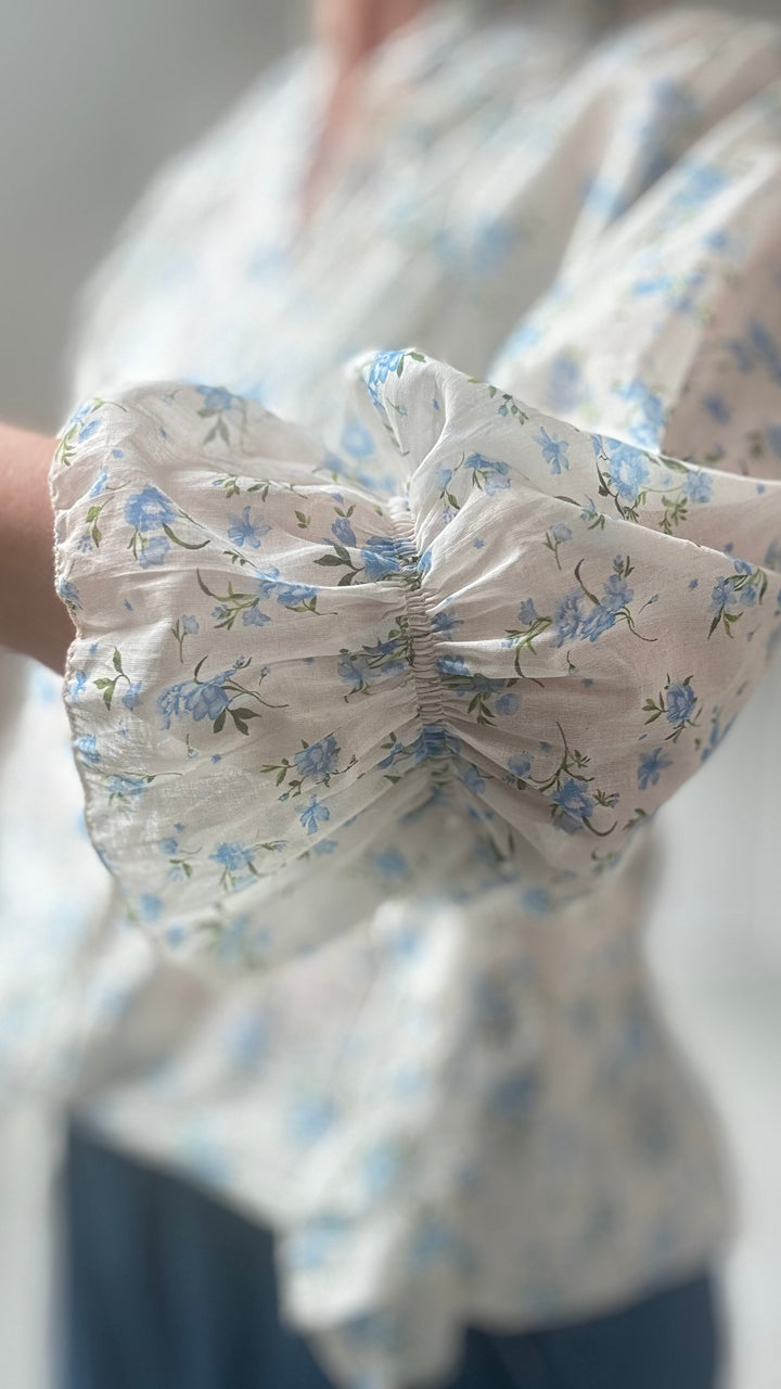Studio Clothing Pretty Ruffle Floral Shirt