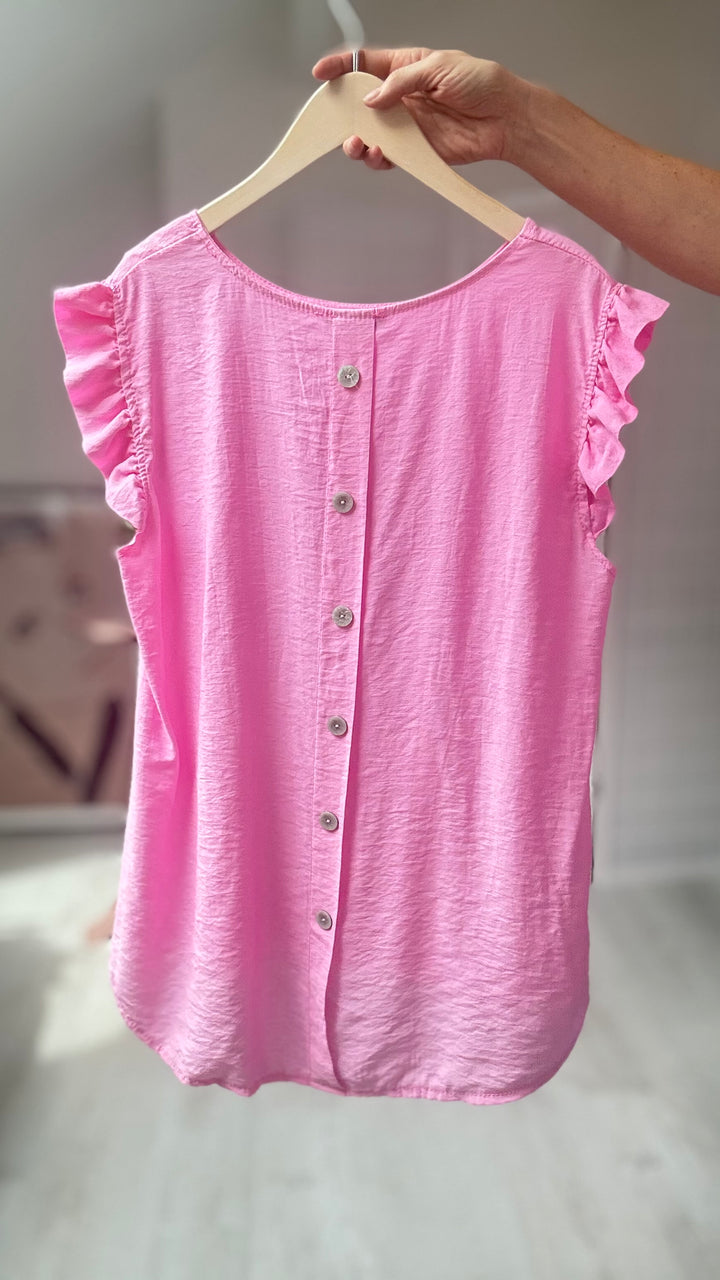 Studio Clothing Button Back Top
