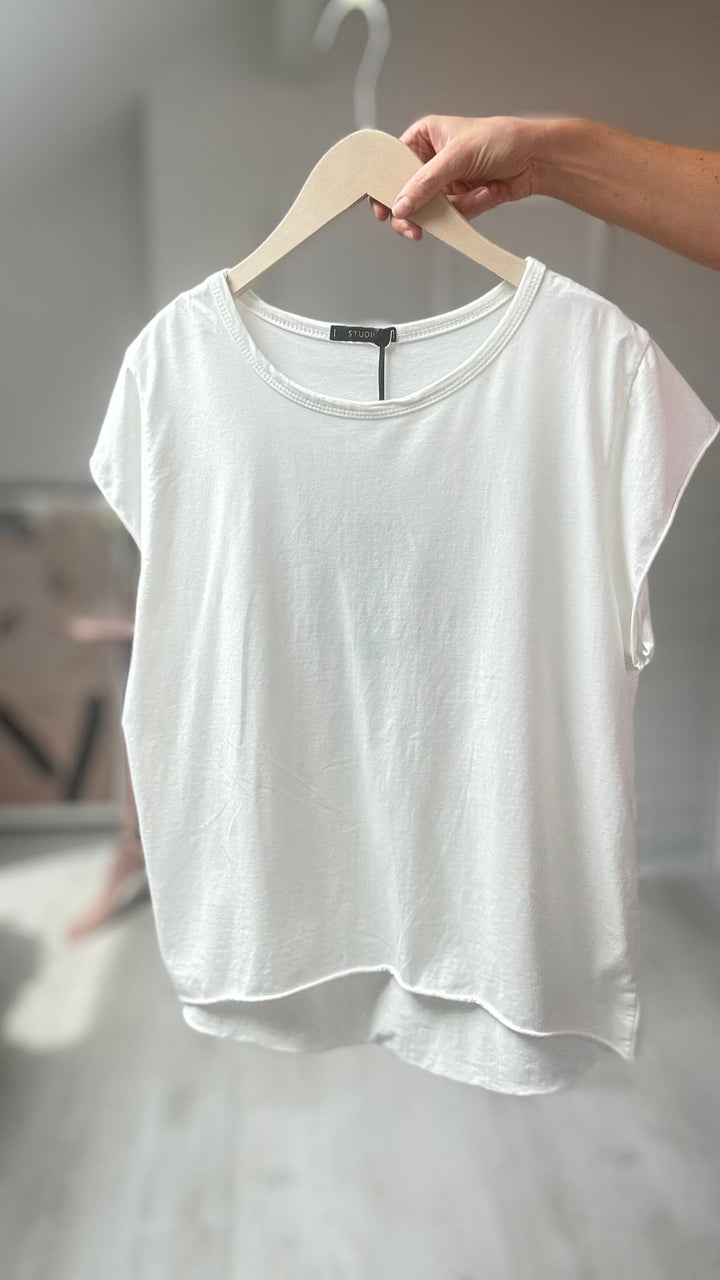 Studio Clothing Cap Sleeve T