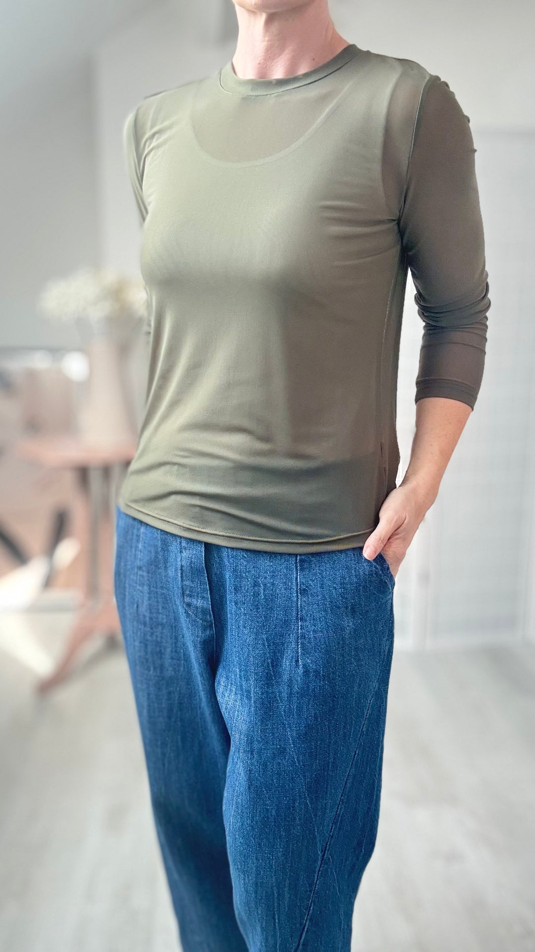 Studio Clothing Mesh Top mesh top