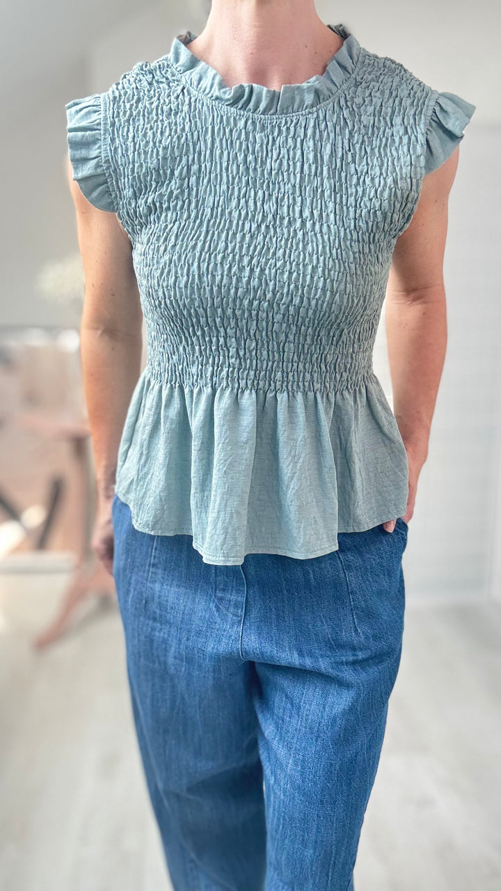 Studio Clothing Elasticated Shirred Tops elasticated shirred tops