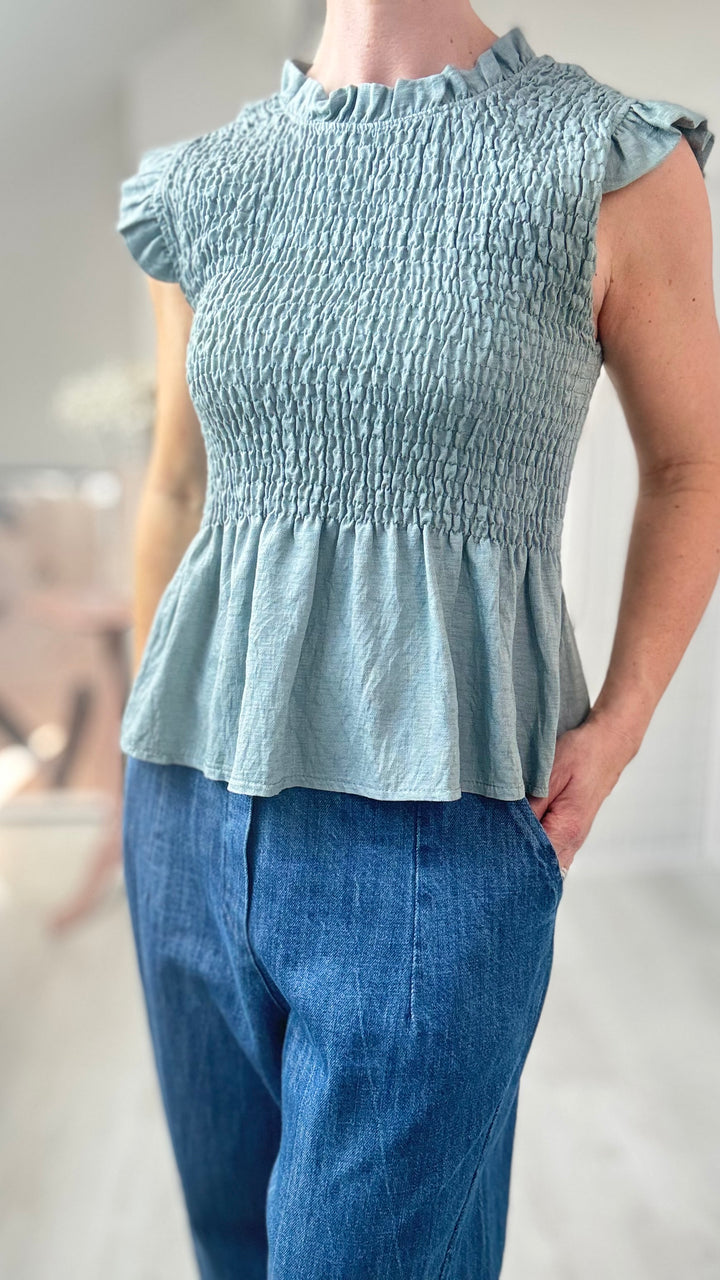 Studio Clothing Elasticated Shirred Tops elasticated shirred tops