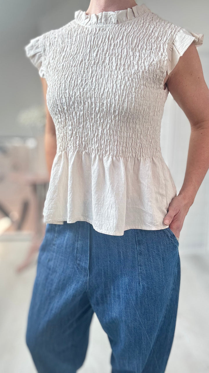 Studio Clothing Elasticated Shirred Tops elasticated shirred tops