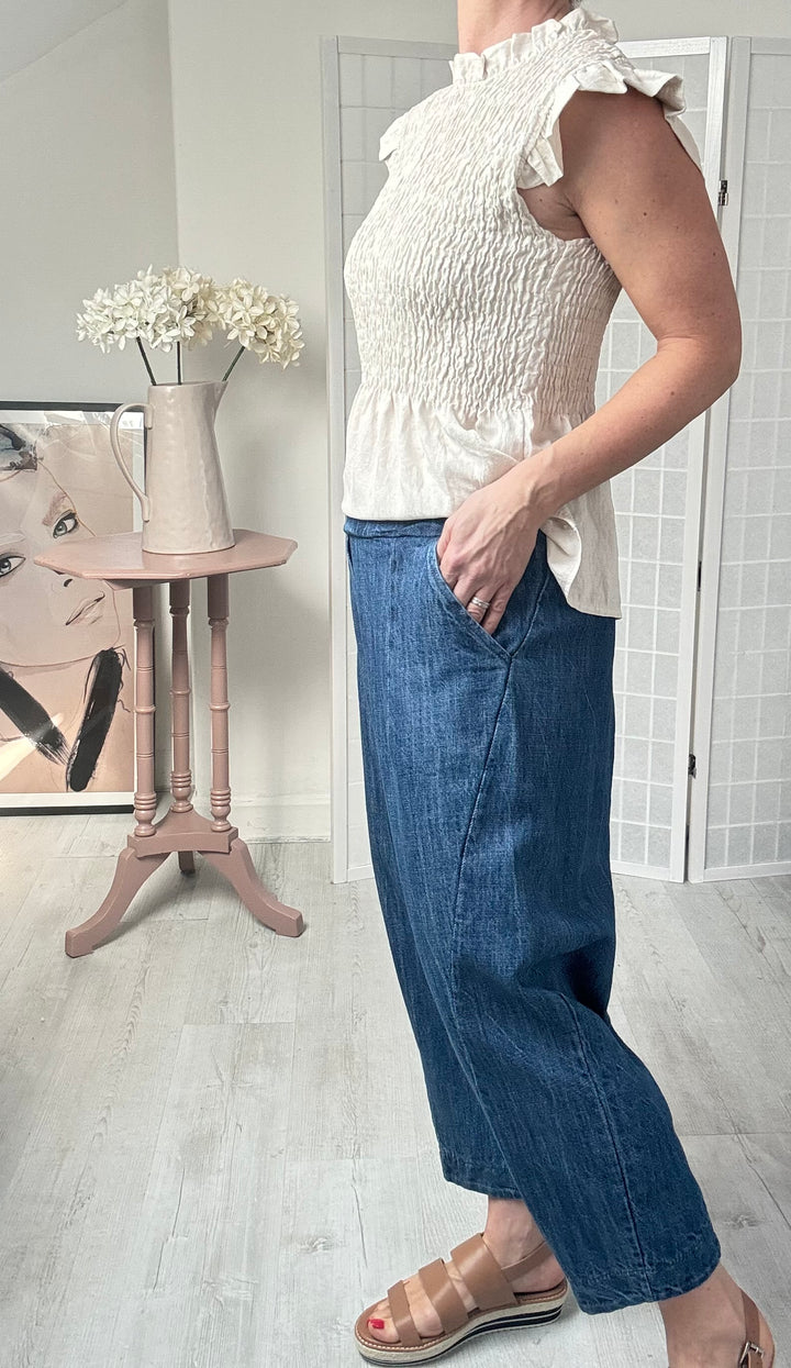 Studio Clothing Denim Balloon Trousers denim balloon trouser